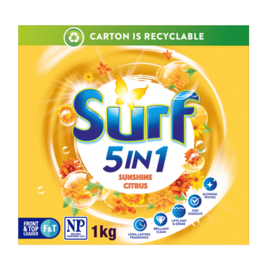 Surf Sunshine Citrus Laundry Powder 1kg