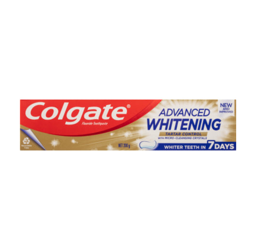 Colgate Advanced Whitening Tartar Control Toothpaste 200g