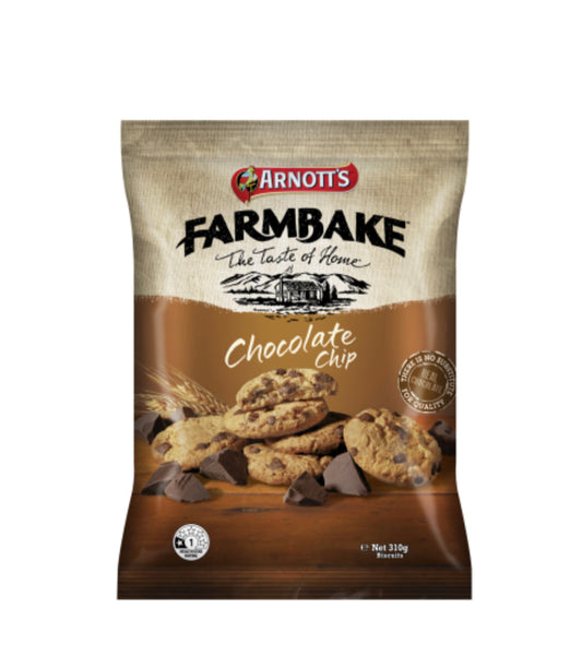 Arnott's Farmbake Chocolate Chip Biscuits 310g