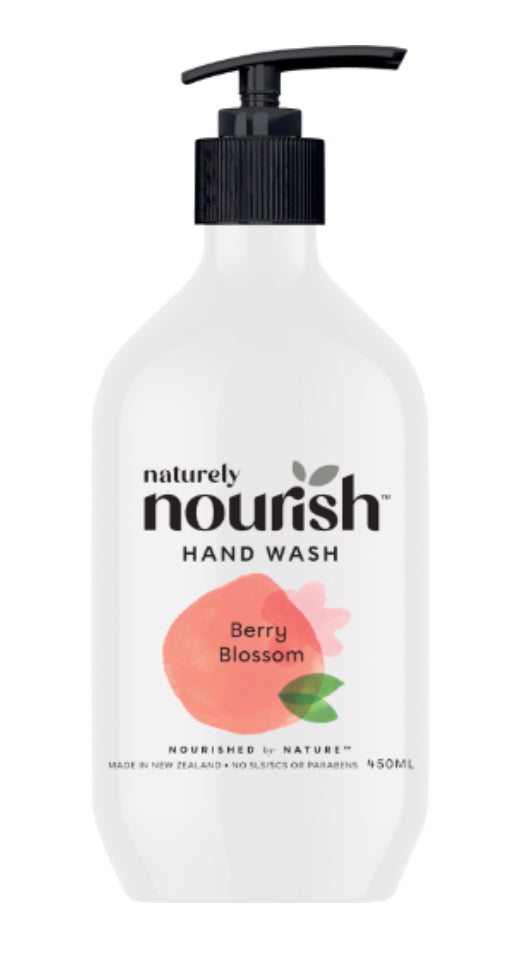 Earthwise Nourish Hand Wash Berry Blossom 450ml