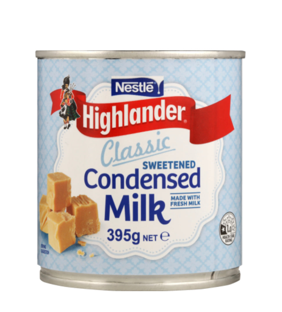 Nestle Highlander Classic Sweetened Condensed Milk 395g -(B2B)