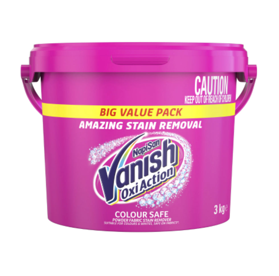 Vanish Napisan Oxi Action Colour Safe Stain Remover Powder 3kg