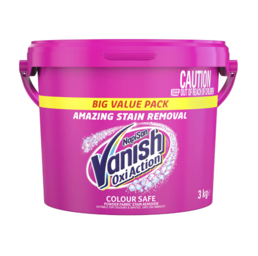 Vanish Napisan Oxi Action Colour Safe Stain Remover Powder 3kg