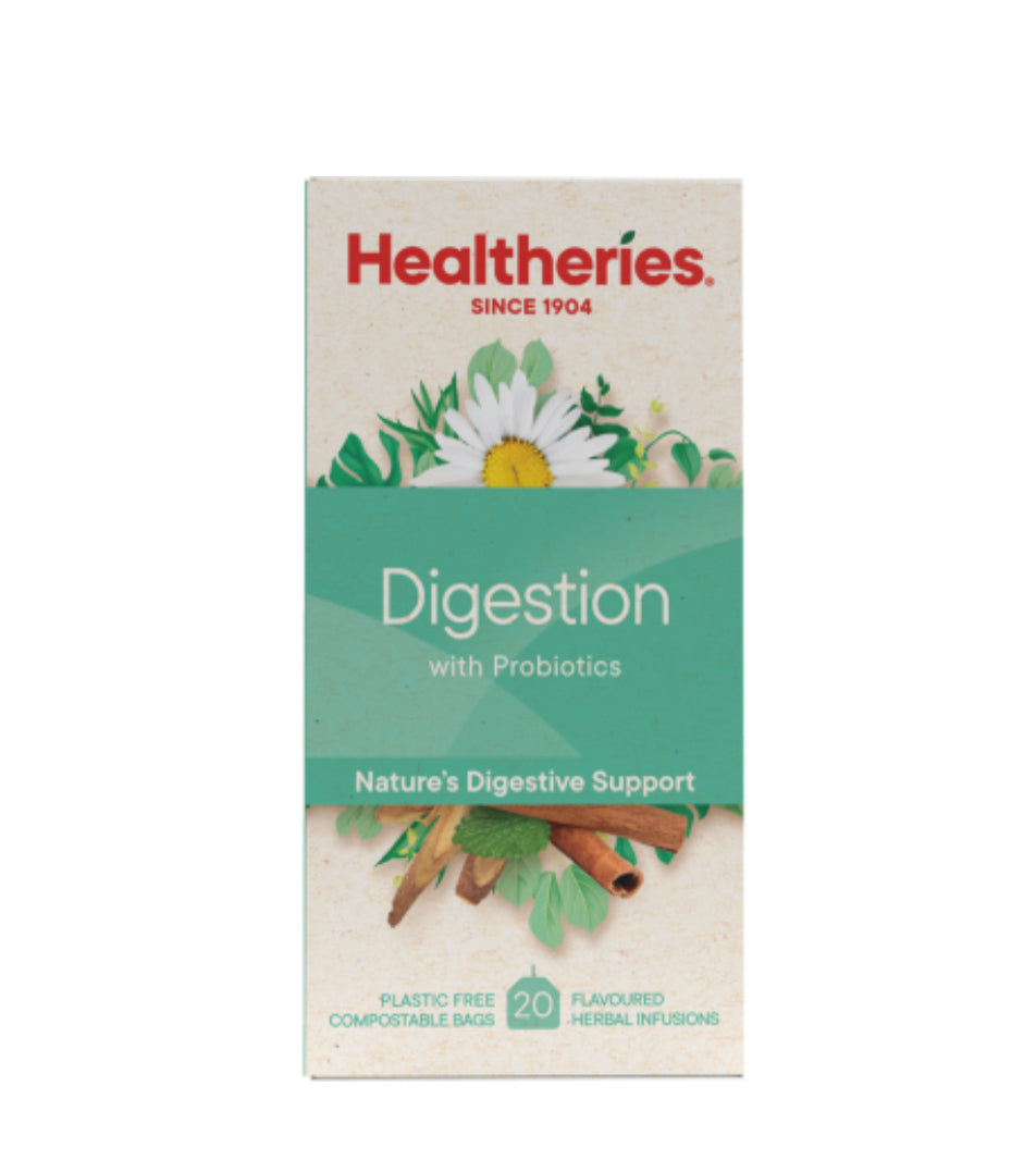 Healtheries Digestion With Probiotics Tea Bags 20pk