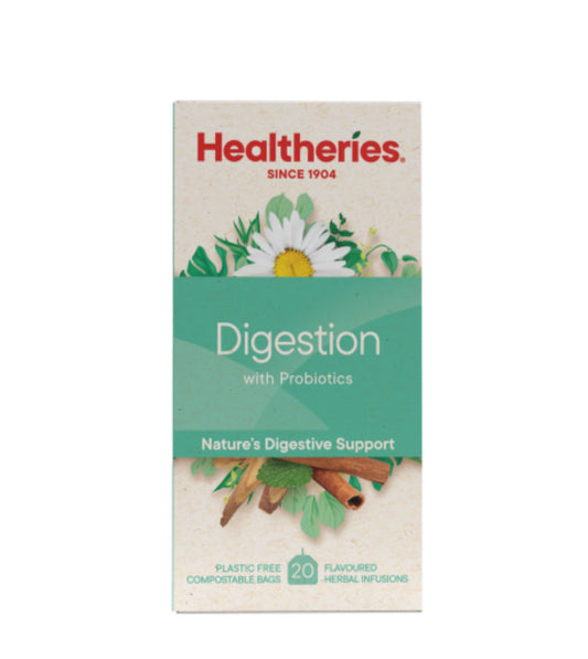 Healtheries Digestion With Probiotics Tea Bags 20pk