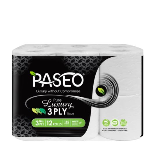 Paseo Toilet Tissue 12pk 3ply