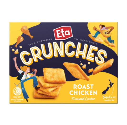 Eta Crunches Roast Chicken Flavoured Crackers 160g
