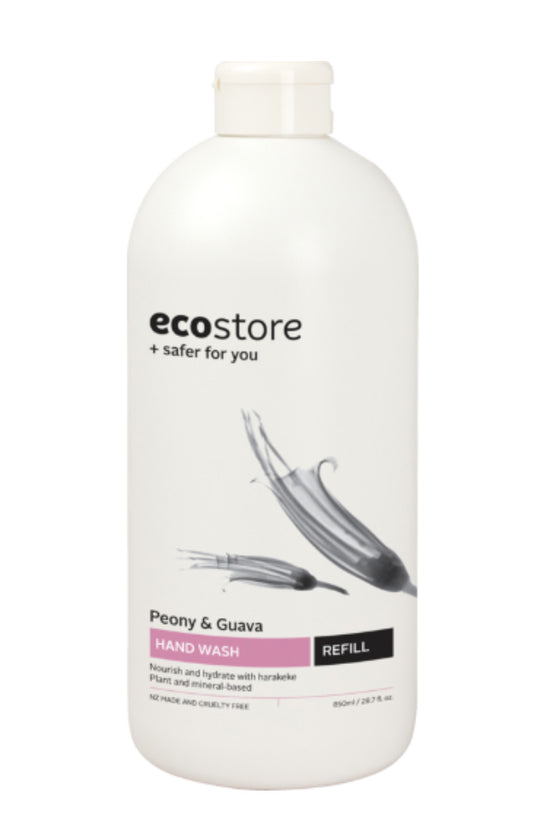 Ecostore Hand Wash Refill Peony & Guava Refill 850ml