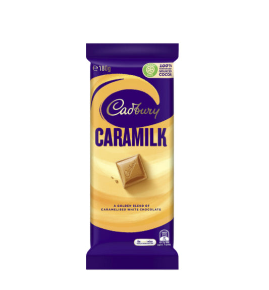 Cadbury Caramilk Chocolate Block 180g -(B2B)