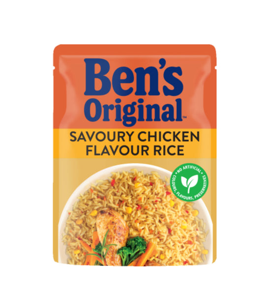Ben's Original Savoury Chicken Flavour Rice Microwave Pouch 250g