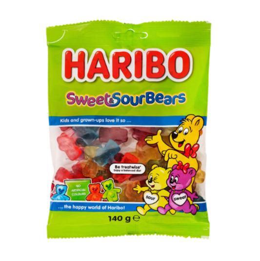 Haribo Sweet & Sour Bears 140g
