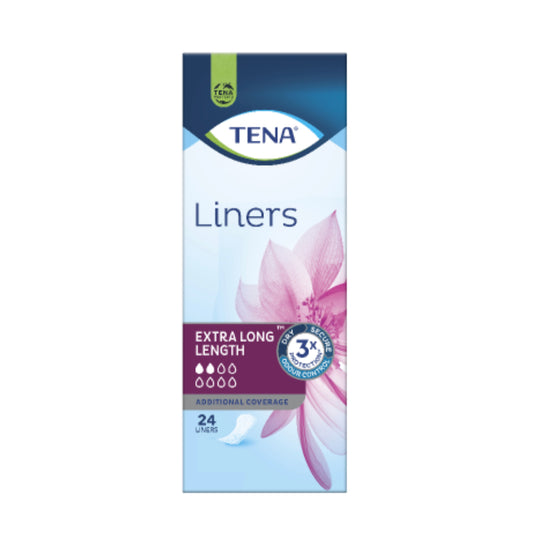 Tena Extra Long Length Liners 24pk