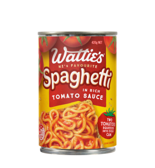 Wattie's Spaghetti In Tomato Sauce 420g