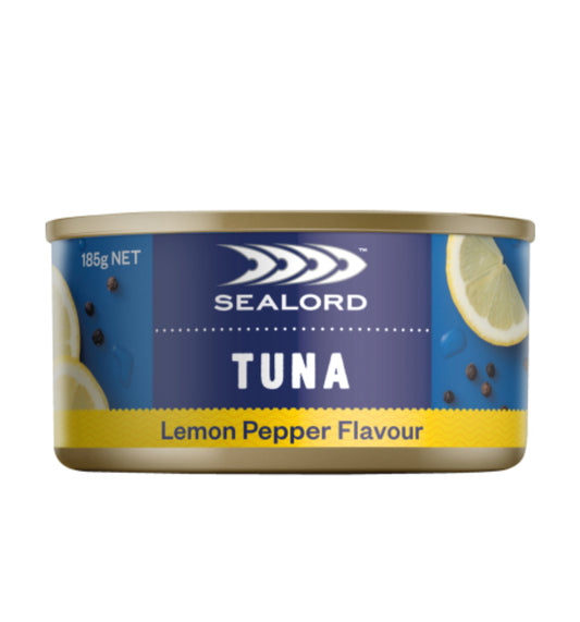 Sealord Lemon Pepper Flavour Tuna 185g