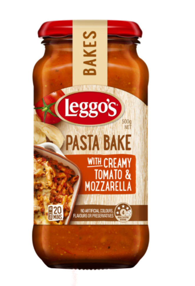Leggo's Creamy Tomato Mozzarella Pasta Bake 500g