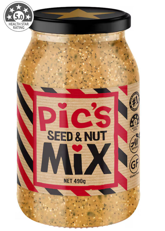 Pic's Peanut Butter Seed & Mix 490g -(B2B)