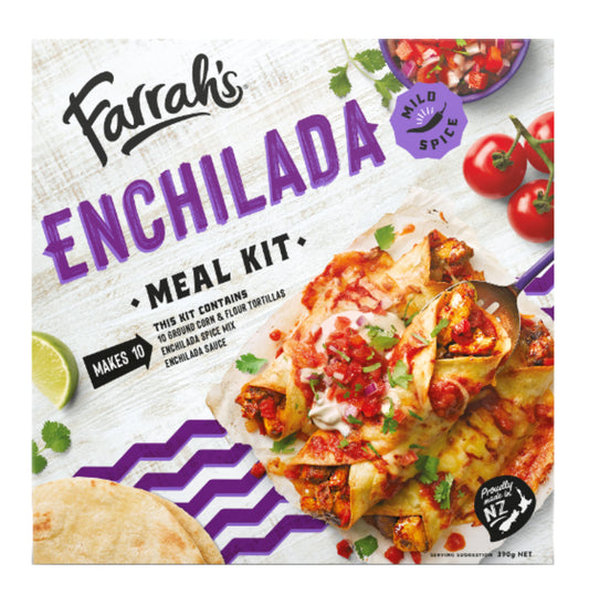 Farrah's Enchilada Mild Spice Meal Kit 390g