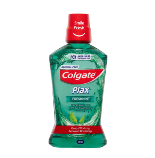 Colgate Plax Freshmint Alcohol Free Mouthwash 500ml