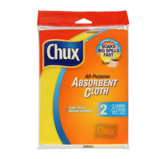 Chux All-Purpose Absorbent Cloth 2pk