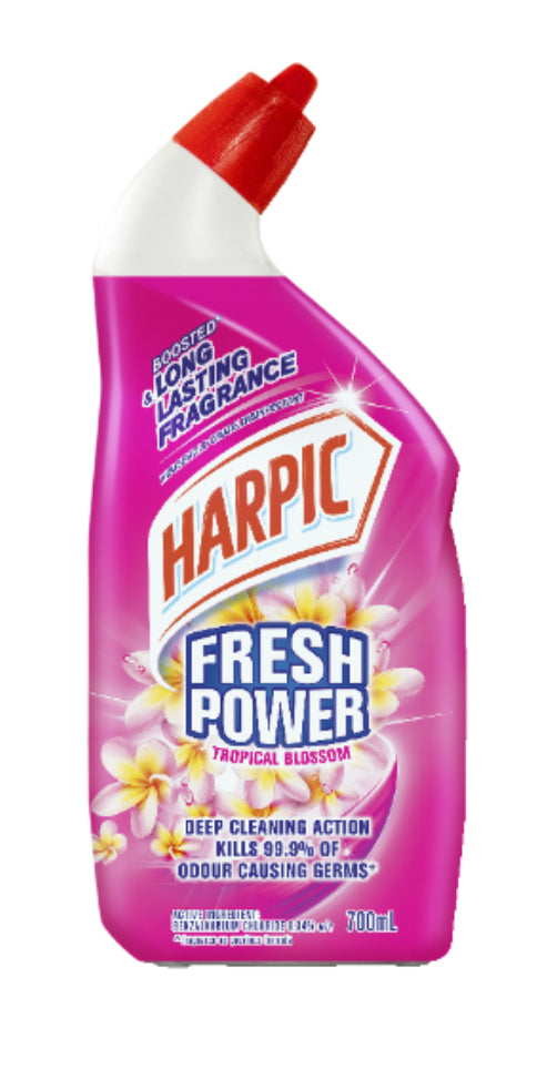 Harpic Fresh Power Tropical Blossom Toilet Cleaner 700ml -(B2B)