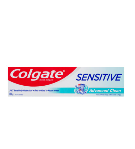 Colgate Sensitive Advanced Clean Toothpaste 110g