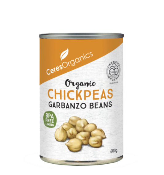 Ceres Organics Organic Chickpeas Garbanzo Beans 400g -(B2B)