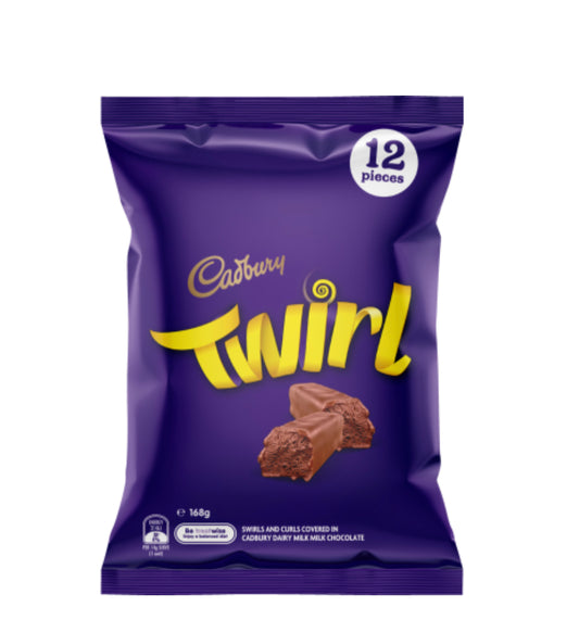 Cadbury Twirl Chocolate Sharepack 168g