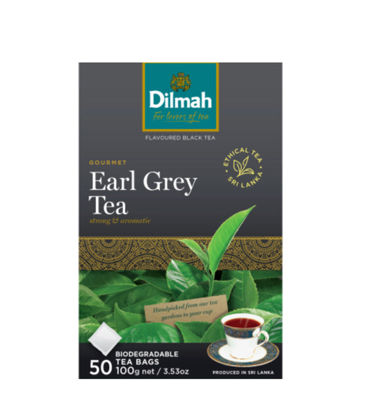 Dilmah Earl Grey Biodegradable Tea Bags 50pk